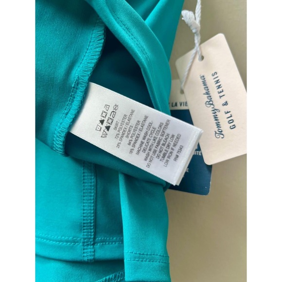 Tommy Bahama Athletic Skort Golf Tennis XS Teal with Floral Trim New NWT UPF 50 - Picture 6 of 9